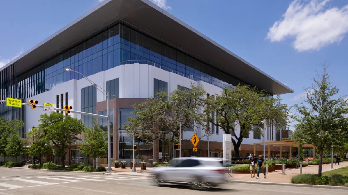 The office building at 4201 Main St., Suite 221, Houston, TX, where Eventide Partners is based.